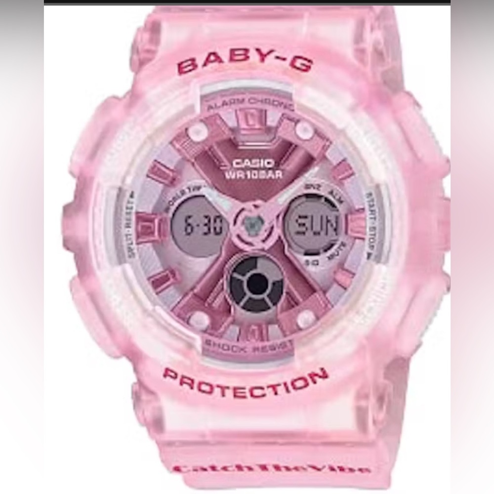 Pink Baby G shock watch. Never worn.